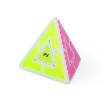 QiYi Ice Amber Pyraminx Duo Cube (Tiled)